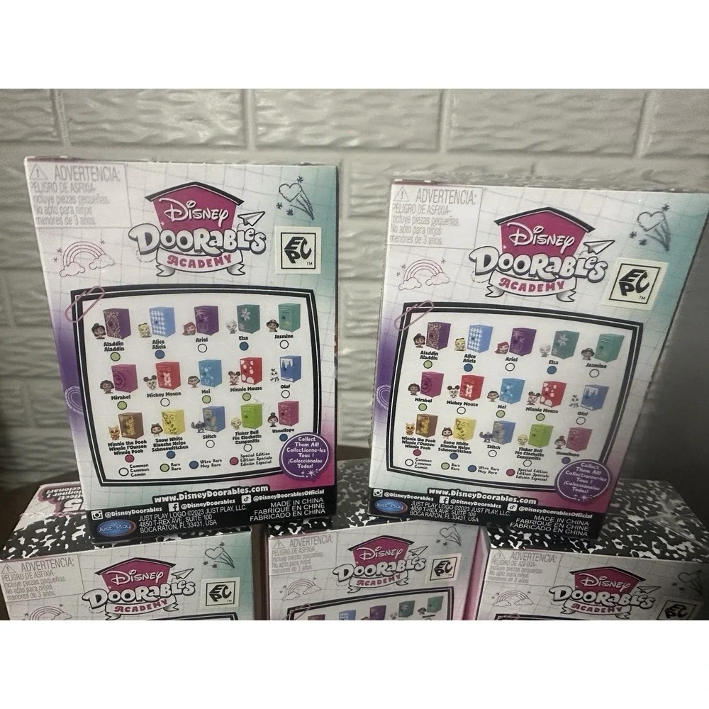 Lot Of 9 New Disney Doorables Academy - Surprise Lockers - NIB Sealed